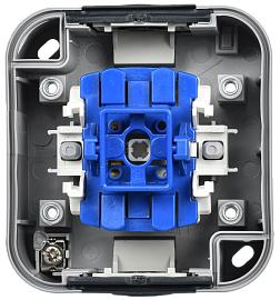 Переключатель одноклавишный 10А IP55 TS101 графит  TORS  TS-V10-0-10-55-K53 IEK