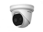 Камера видеонаблюдения (видеокамера наблюдения) IP уличная купольная тепловизионная DS-2TD1217-3/PA HikVision