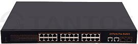 Коммутатор 26 портовый POE Ethernet TSN-24P26 TANTOS