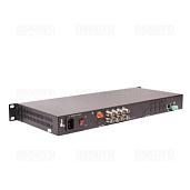 Передатчик оптический 8 каналов видео HDCVI/HDTVI/AHD/CVBS и 1 двунаправленного канала управления (RS485/полудуплекс) и 1 канала Ethernet (10/100M) по одномодовому оптоволокну до 20км. TA-H82N/15F OSNOVO