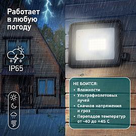 Прожектор светодиодный уличный ЭРА LPR-023-0-40K-030 30Вт 4000K 2400Лм IP65 Б0052031