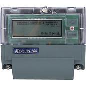 Счетчик электроэнергии однофазный многотарифный (2 тарифа) Меркурий-200-02 5-60А 220В CAN ЖКИ DIN Инкотекс (электросчетчик)