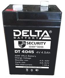 Аккумулятор свинцово-кислотный (аккумуляторная батарея)  4 В 4.5 А/ч DT 4045 DELTA