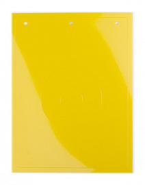 Табличка полужесткая для маркировки кнопок аварийного останова ПВХ желтая TAEM062Y DKC
