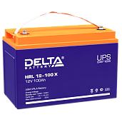 Аккумулятор свинцово-кислотный (аккумуляторная батарея)  12 В 100 А/ч HRL 12-100 X DELTA