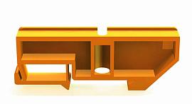 Изолятор для установки нулевой шины на дин-п 32250DEK DEKraft SE