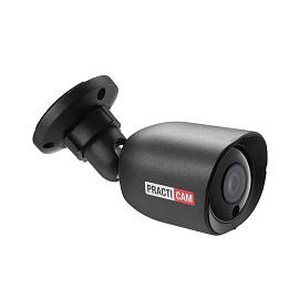 Камера видеонаблюдения (видеокамера наблюдения) аналоговая уличная цилиндрическая малогабаритная MHD 1080P, объектив 3.6 мм (88°) PRACTICAM PT-MHD1080P-IR.2 (black)