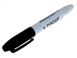 Маркер перманентный черный Tukzar черный 1-5 мм