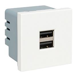 Розетка USB, сила тока 2,1 А (2 гнезда) без индикатора E2MR2-20USB-10 EKF