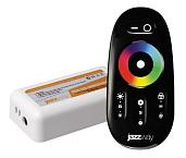 Контроллер RGB для светодиодной ленты PRC-4000RF 12/24В 216/432Вт BL черный.1019295 Jazzway