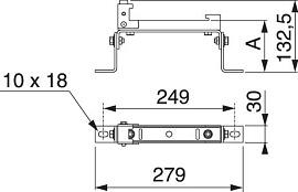 Кронштейн настенный ЭТАЖНЫЙ KSB1000ZV2 Schneider Electric