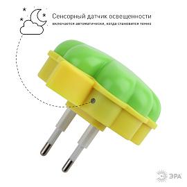 Ночник (светильник ночной) 0,5Вт LED зеленый ( NN-606-LS-GR ) Б0019098 ЭРА