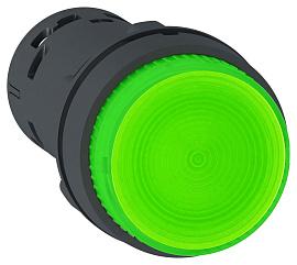 Кнопка управления зеленая с подсветкой 250В XB7NW3361 Schneider Electric
