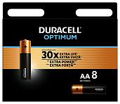 Батарейки (элемент питания ) 5014069 АА алкалиновые 1,5v 8 шт. LR6-8BL Optimum Б0056024 Duracell