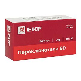 Переключатель BD21 2 положения NO короткая ручка xb2-bd21-65 EKF