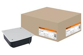 Распаячная коробка СП 115х115х45мм, крышка, метал. лапки, IP20, SQ1403-0008 TDM