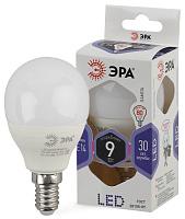 Лампа светодиодная 9 Вт E14 P45 6000К 720Лм матовая 170-265В шар ( LED P45-9W-860-E14 ) Б0031411 ЭРА