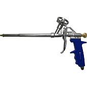 Пистолет для монтажной пены металлический корпус 244-056  КОБАЛЬТ