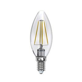Лампа светодиодная 5 Вт E14 C35 4000К 450Лм прозрачная 200-250В свеча Air DIM (LED-C35-5W/NW/E14/CL/DIM GLA01TR) UL-00002862 Uniel