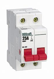 Выключатель-разъединитель 2п 25А ВН-102 DeKraft 17023DEK Schneider Electric