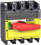 Выключатель-разъединитель INV400 3п красно-желтый 31190 SE