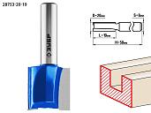 ЗУБР 20x19мм, хвостовик 8мм, фреза пазовая прямая, 28753-20-19, серия Профессионал