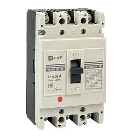 Выключатель автоматический ВА-99М 100/32А 3P 35кА с электромагнитным расцепителем mccb99-100-32m-ma EKF PROxima