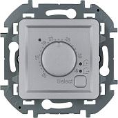 Термостат (терморегулятор) с внешним датчиком для теплых полов INSPIRIA скрытой установки алюминий 673812 Legrand