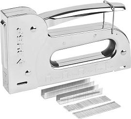 Степлер для скоб "Универсал 14" 6-в-1: тип 53 (6-14 мм) / 140 (8-14 мм) / 53F (8-14 мм) / 13 (6-14 мм) / 300 (16 мм) 500 (16 мм),  ЗУБР Профессионал 31527