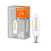 Лампа светодиодная 4Вт E14 2700К 470лм филаментная диммируемая LEDVANCE SMART+ B WiFi 4058075609754