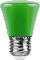 Лампа светодиодная 1 Вт E27 C45 120Лм матовая 220В Колокольчикцвет зеленый LB-372 25912 Feron