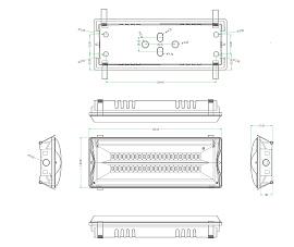 Светильник аварийный светодиодный DPA-301-0-65 непостоянный 40LED 3ч IP65 NiCD (10/240)   Б0044405 ЭРА