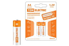 Аккумулятор AA-800 mAh Ni-MH BP-2, АА,  SQ1702-0066 TDM