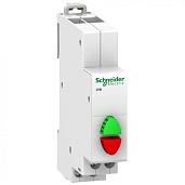 Кнопка управления модульная на DIN-рейку  iBP красная 1НЗ зеленая 1НО A9E18034 Schneider Electric (2м)