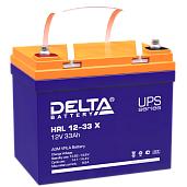 Аккумулятор свинцово-кислотный (аккумуляторная батарея)  12 В 33 А/ч HRL 12-33 X DELTA