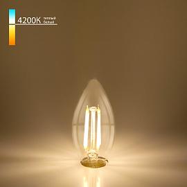 Лампа светодиодная 7 Вт филаментная "Свеча" C35 4200K E14 BL131 a042670 Elektrostandard