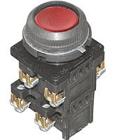 Выключатель кнопочный КЕ-182 У2 исп.2, красный, 3з+1р, цилиндр, IP54, 10А ,660В, (ЭТ) ET561463