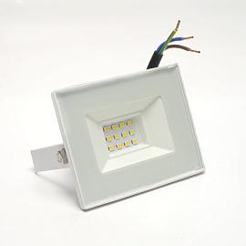 Прожектор светодиодный уличный LED 2835SMD, 10W 6400K  AC220V/50Hz IP65, белый в компактном корпусе, SFL90-10 55070 SAFFIT
