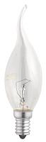 Лампа накаливания 60Вт CT35 60W Е14 clear прозрачная   "Свеча на ветру" .3321468 Jazzway