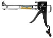 Пистолет для герметика полукорпусной, хромированный, 320мл KRAFTOOL 06671_z01