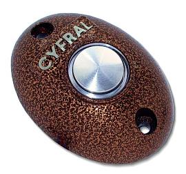 Кнопка выхода накладная, металлическая, с подсветкой (световод вокруг кнопки) КОДсП-4 Цифрал