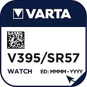 Элемент питания V395 (SR927SW, SR57, G7) д/часов (00395 101 111) батарейка оксид-серебряная 395101111 VARTA