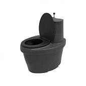 Туалет торфяной черный гранит с термосиденьем Rostok 206.2000.003.0