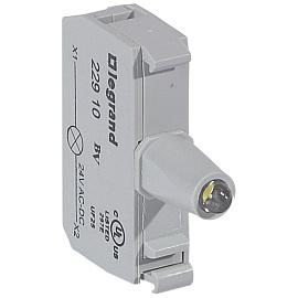 Блок подсветки для индикаторных кнопок и диффузоров - Osmoz - для комплектации - под винт - 24В~/= - белый 022910 Legrand
