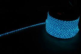 Дюралайт светодиодный 3 Вт LED-F3W синий - белый 72Led/2.88 Вт/м 230V (2м/отр) /50м/ 26211 Feron