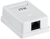 ITK Настенная инф. розетка RJ45 кат. 6 UTP 1-порт CS2-1C06U-12