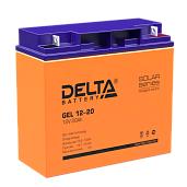 Аккумулятор свинцово-кислотный (аккумуляторная батарея) 12 В 20 А/ч GEL 12-20 DELTA