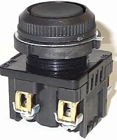 Кнопочный выкл. КЕ-181 исп.1  цилиндр 10А  IP54 черн  (ЭТ)