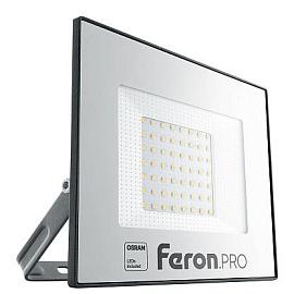 Прожектор светодиодный  50Вт LL-1000 6400K 5000Лм LED OSRAM IP65 AC220-240V/50Hz черный 41540 Feron Pro