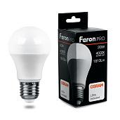 Лампа светодиодная   20Вт E27 A65 2700К 1740Лм матовая 230В Груша LED OSRAM 38041 Feron Pro